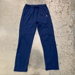 Navy adidas track pants size medium